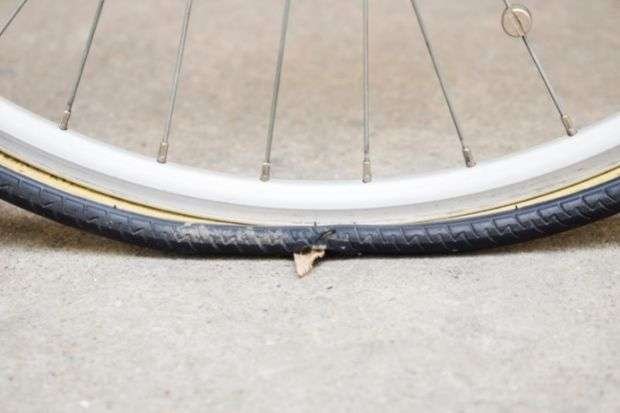 Your Bike Tire Keeps Going Flat—Here's What To Do Punctured bike tire that keeps going flat