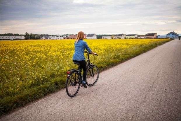 Woman riding the best ebike under $500