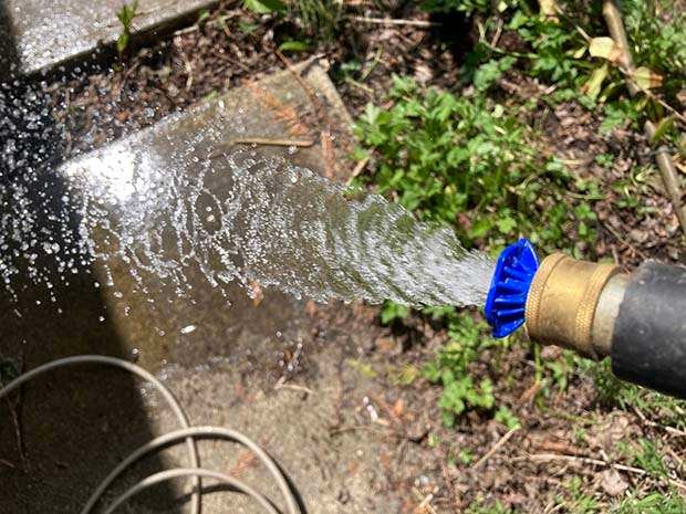 The Definitive Bike Pressure Washer Guide (with notes) Closeup of the low pressure attachment which is best for pressure washing a bicycle